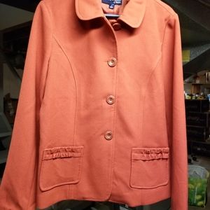 Rust color Blazer by Chadwick's size 12Tall